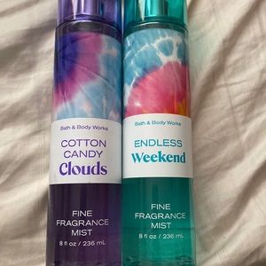 Bath and body works fine mist fragrance (2 pack)
